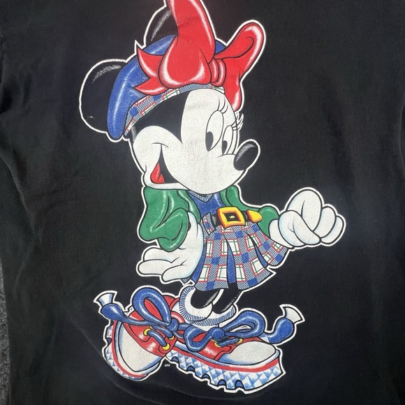 VTG 90's Minnie Mouse TShirt OSFA (fits L) Jerry Leigh Single Stitch Made In USA - Picture 4 of 14